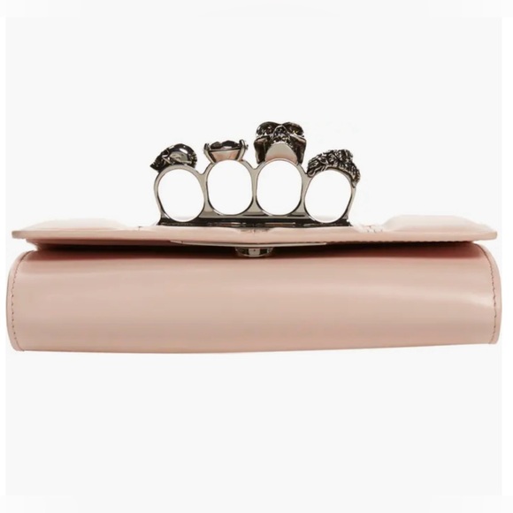 Alexander McQueen NWT Slash Cutout Knuckle Leather Clutch - Picture 8 of 10